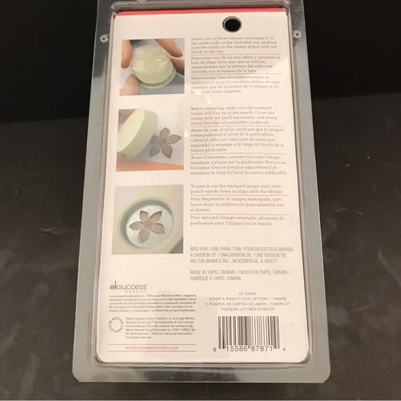 Martha Stewart stamp & punch pack LOVE LETTERS - Picture 4 of 6